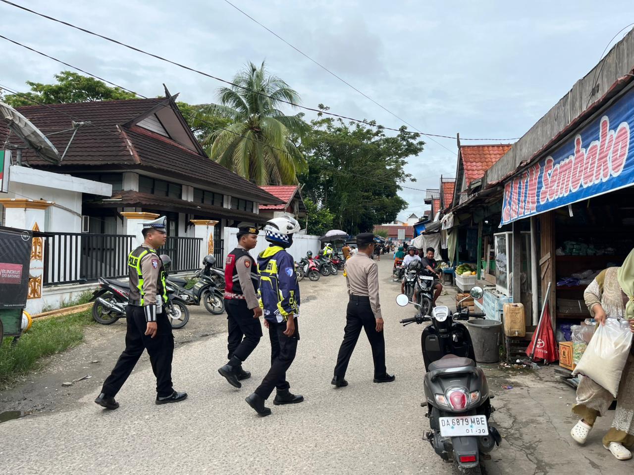 Polres Gunung Mas Intensifkan Patroli Dialogis di Objek Vital