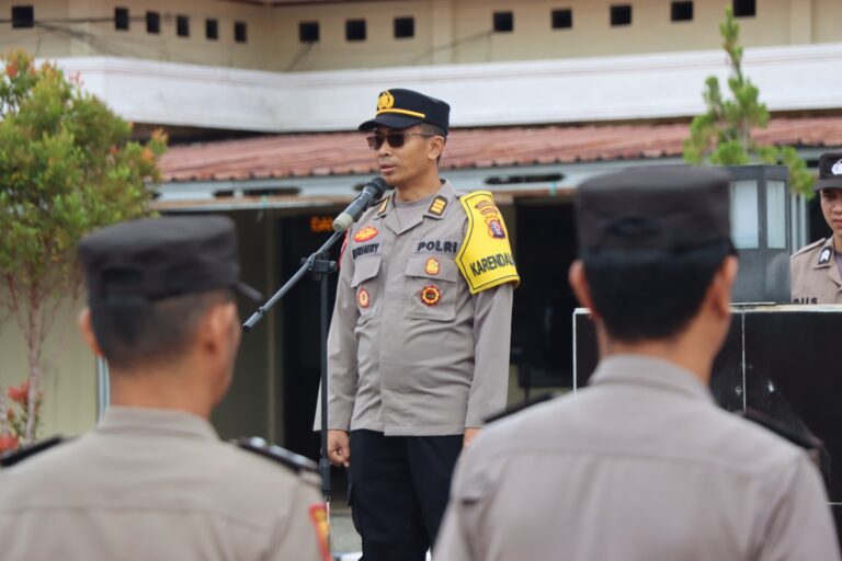 Jamin Keamanan Paskah, Polres Gunung Mas Turunkan Puluhan Personel di Sejumlah Titik