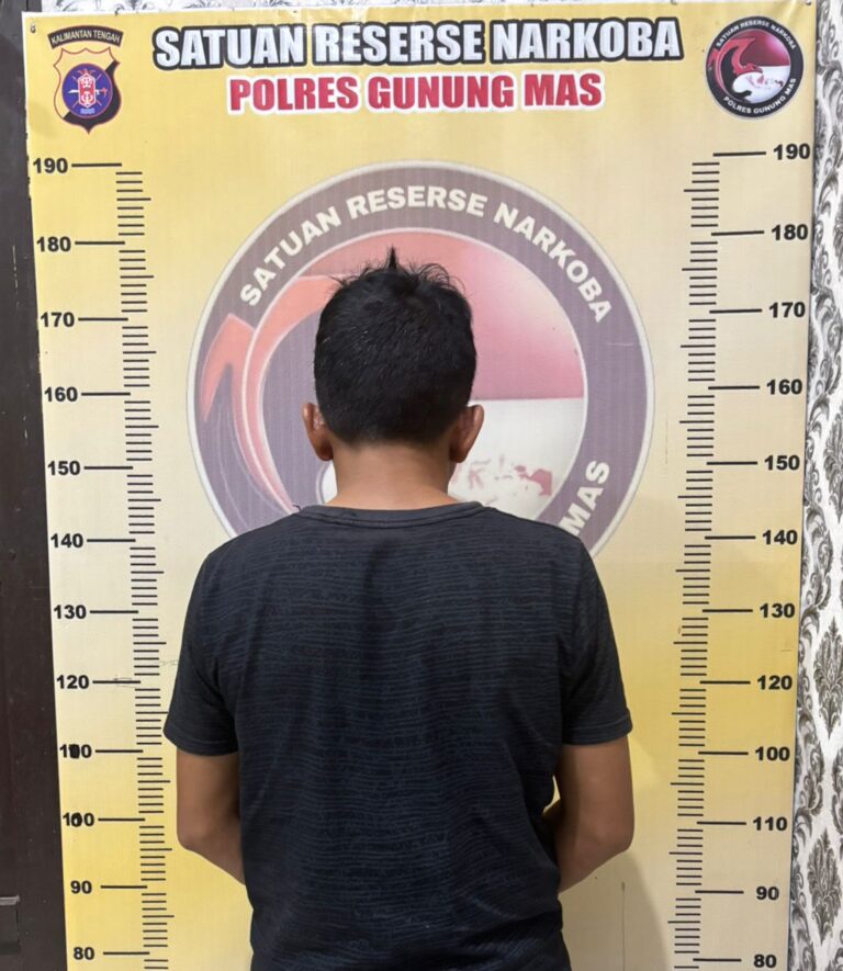 Polres Mas Amankan Pria 50 Tahun, Sita Sabu 4,60 Gram di Tewa