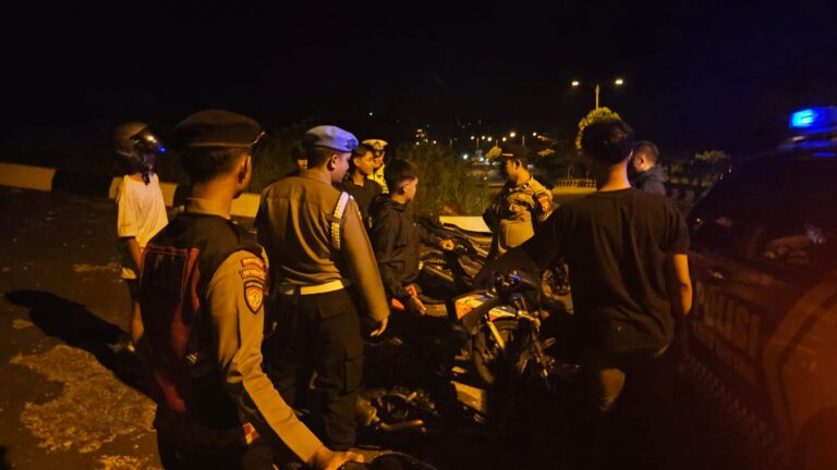 Polres Gunung Mas Intensifkan Patroli Malam, Balap Liar dan Knalpot Brong Ditindak