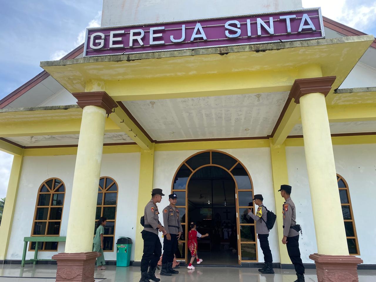 Polres Gunung Mas Jamin Keamanan Ibadah Kenaikan Yesus Kristus di Sembilan Kecamatan