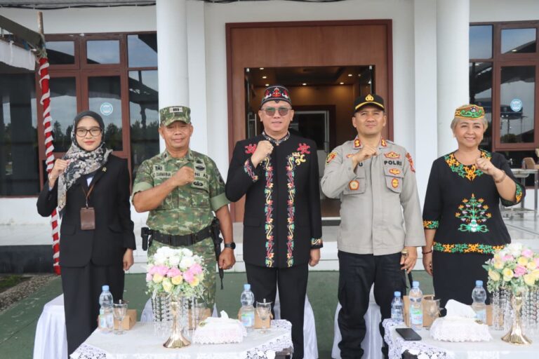 Kapolres Gunung Mas Hadiri Upacara Hari Jadi ke-69 Kalteng, Tegaskan Komitmen Jaga Kamtibmas