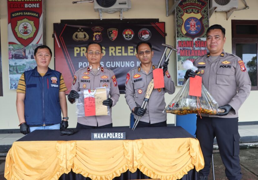 Lima Bulan, Polres Gunung Mas Berhasil Selesaikan Lima Kasus Kejahatan Jalanan