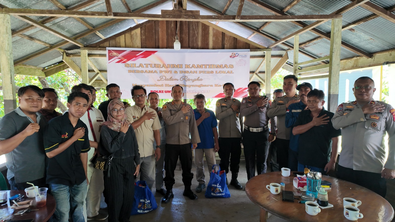 Perkuat Kemitraan, Polres Gunung Mas Gelar Silaturahmi Kamtibmas Bersama Insan Pers