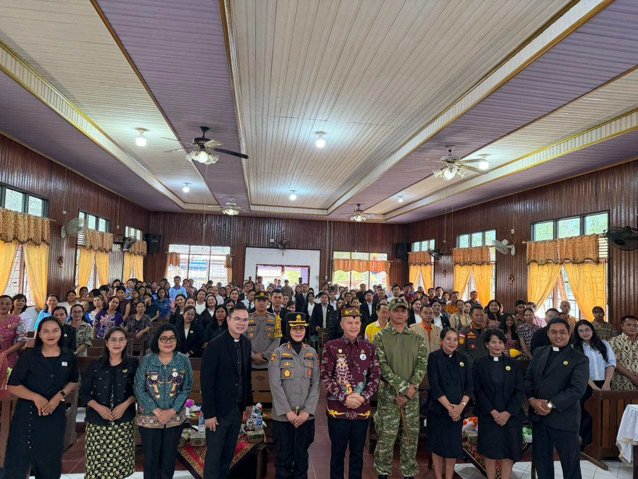 Porseni VI Remaja Pemuda GKE Tewah Dibuka, Kapolres Gunung Mas Dorong Kebersamaan