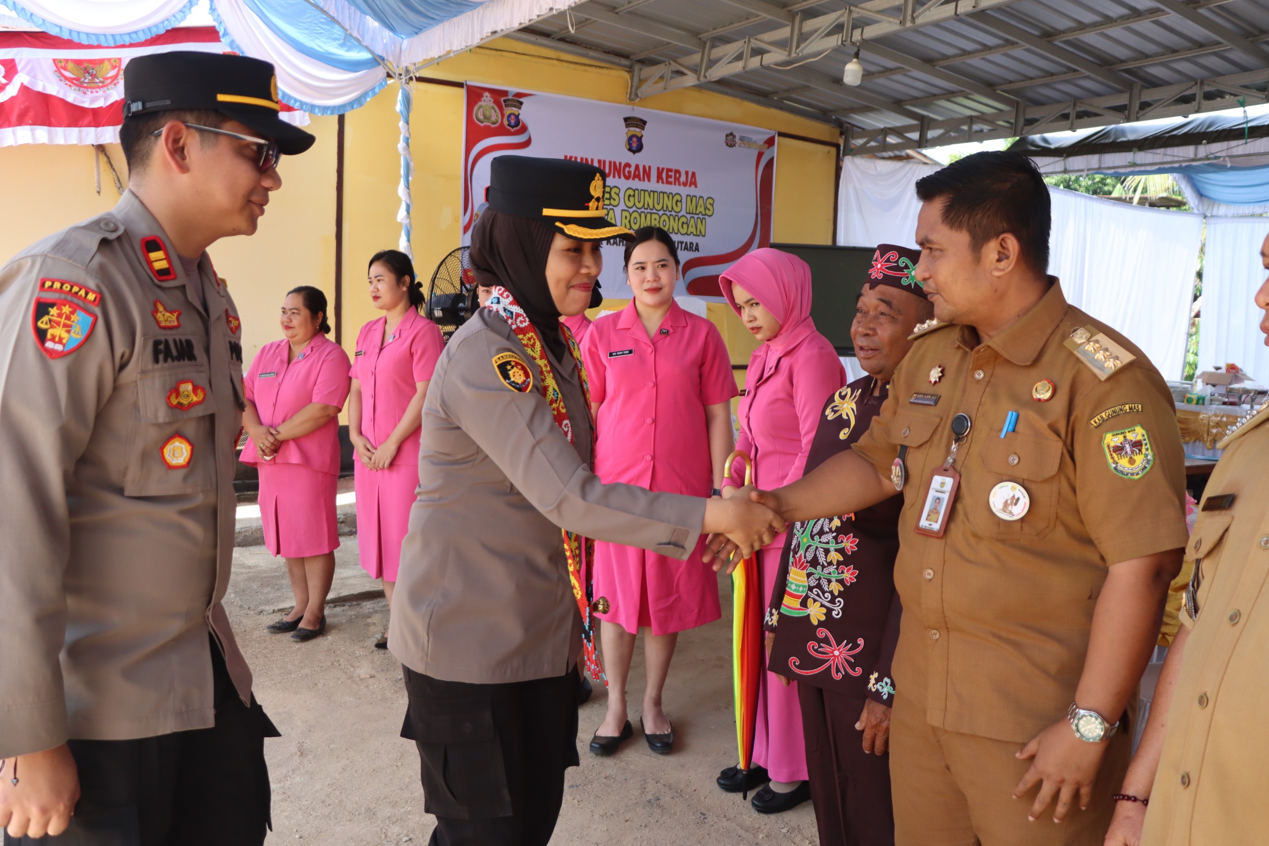 Kapolres Gunung Mas Turun ke Kahut, Serap Aspirasi dan Cek Kesiapan Personel